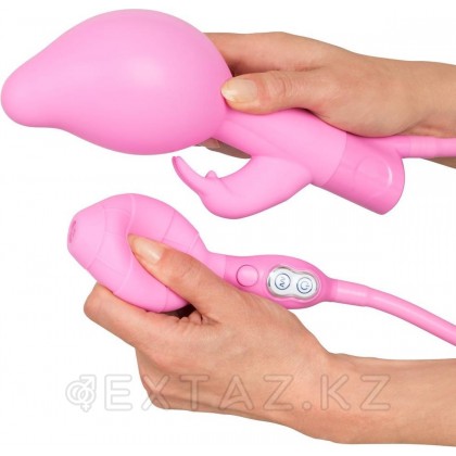 Smile Вибратор с эффектом увеличения Rosy Bunny от sex shop Extaz фото 5