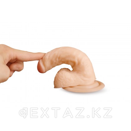 Небольшой фаллоимитатор на присоске, 16х3 см от sex shop Extaz фото 2