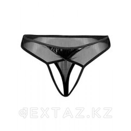 Трусики с доступом, с кожаной вставкой от sex shop Extaz фото 3