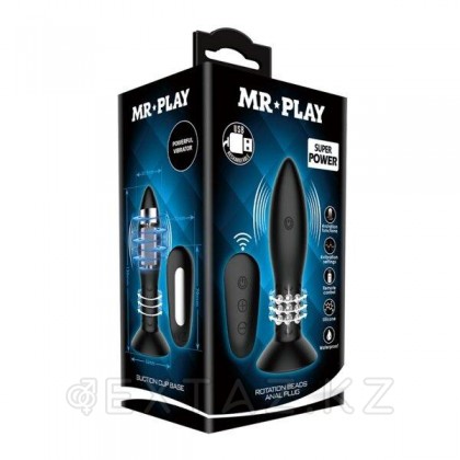 Анальный виброплаг с дополнительной стимуляцией Mr.Play от sex shop Extaz фото 4