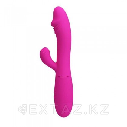 Ашық қызғылт қоян вибраторы Snappy от sex shop Extaz