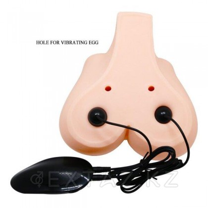 Двойной реалистичный мастурбатор с вибрацией Baile от sex shop Extaz фото 6