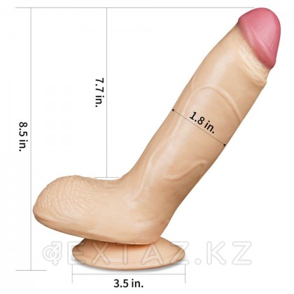 Фаллоимитатор на присоске (21 х 5 см.) от sex shop Extaz фото 4