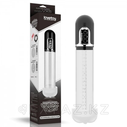 Вакуумная помпа Maximizer Worx VX5 белая (подзаряжаемая) от sex shop Extaz