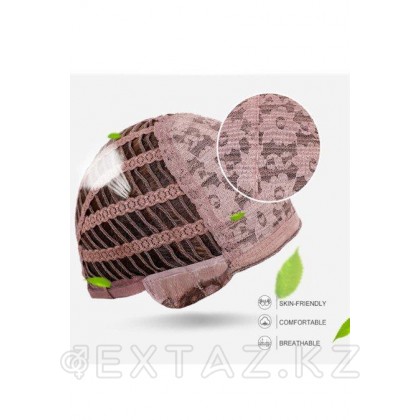 Парик удлиненный (коричневый, светлые пряди) от sex shop Extaz фото 2