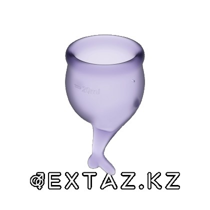 Набор менструальных чаш Satisfyer Feel Secure, 15 мл, 20 мл от sex shop Extaz фото 3