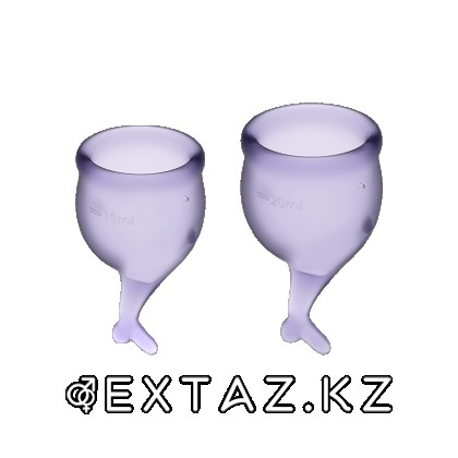 Набор менструальных чаш Satisfyer Feel Secure, 15 мл, 20 мл от sex shop Extaz фото 2