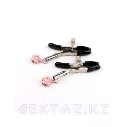 Зажимы для сосков Cherry Blossom (розовые) от sex shop Extaz