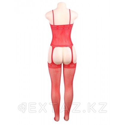 Бодисетка Heart printed (красный, размер М) от sex shop Extaz фото 2