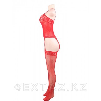 Бодисетка Heart printed (красный, размер М) от sex shop Extaz фото 3