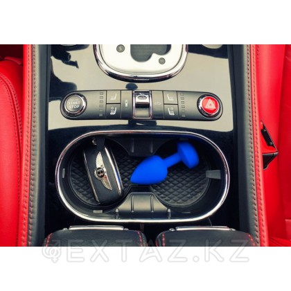 Fun Toys gplug дірілі бар үлкен дизайнерлік анальды тығын-көк от sex shop Extaz фото 2