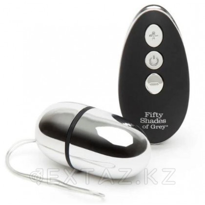 Виброяйцо серебристое Shades-of-Grey от sex shop Extaz