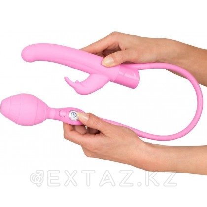 Smile Вибратор с эффектом увеличения Rosy Bunny от sex shop Extaz фото 3