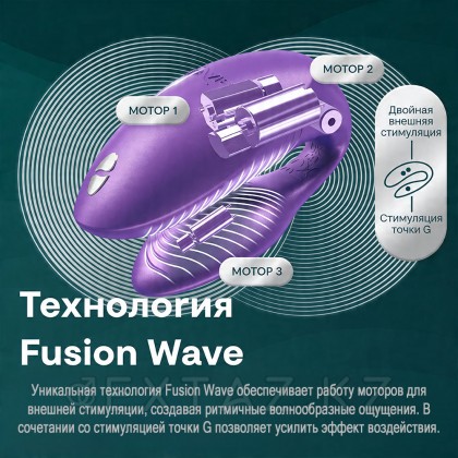 We-vibe Chorus Pro күлгін жұп вибраторы от sex shop Extaz фото 12