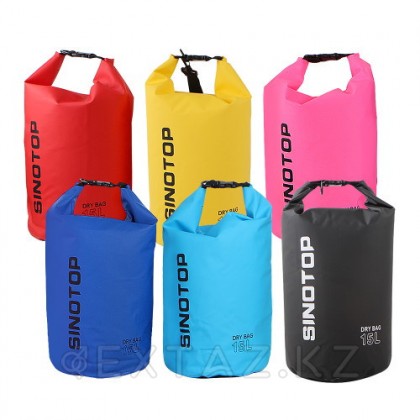 Водонепроницаемый рюкзак Sinotop Dry Bag 10L. (Жёлтый) от sex shop Extaz фото 5