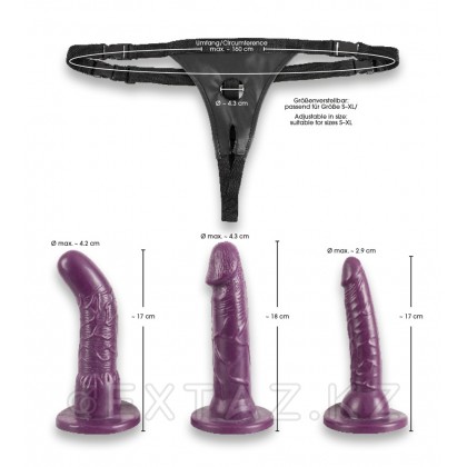Набор фаллоимитаторов на трусах BAD KITTY от sex shop Extaz фото 3