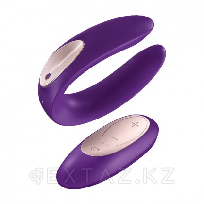 Стимулятор для пар Satisfyer Double Plus Remote - extaz.kz фото 3 Satisfyer double Plus remote жұп стимуляторы от sex shop Extaz фото 3