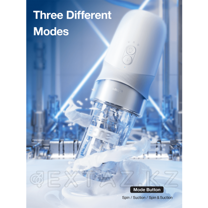 Автоматический мастурбатор Extra Sauce белый от sex shop Extaz фото 6