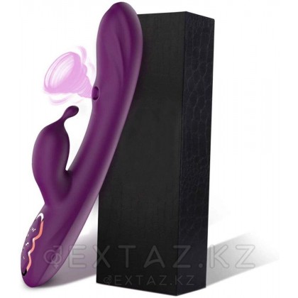 Ауамен ынталандырылған көп функциялы қоян вибраторы от sex shop Extaz фото 2