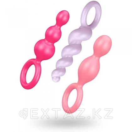 Booty call Satisfyer анальды ойыншықтар жиынтығы түрлі түсті от sex shop Extaz
