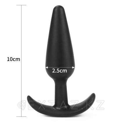 Lovetoy қара анальды плагин (өлшемі S: 10*2,5) от sex shop Extaz фото 4