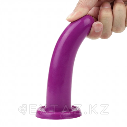Қасиетті ұзын Махаббат дилдосы (күлгін, 14,5 см) от sex shop Extaz фото 8