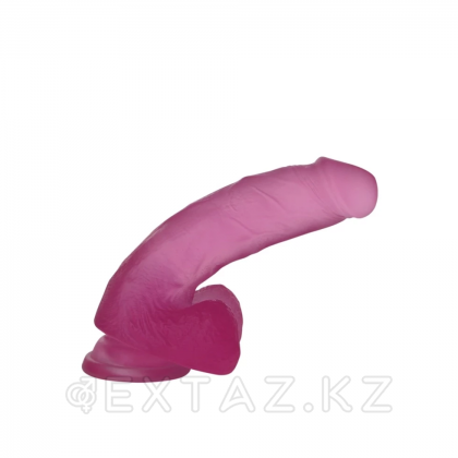Dildo-Crystal Dildo Medium Lovetoy (17*3.5) қызғылт от sex shop Extaz фото 7