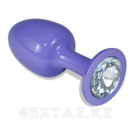Ақ кристалды күлгін анальды тығын от sex shop Extaz
