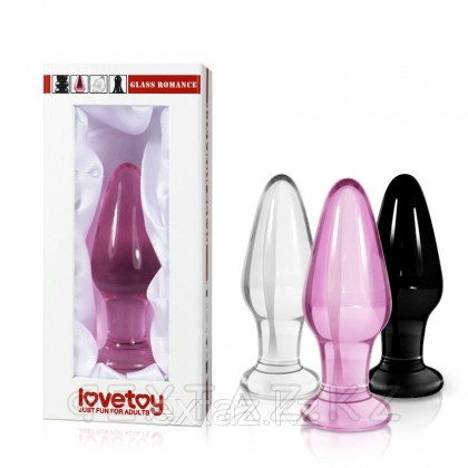Анальная втулка из стекла - Glass Romance от sex shop Extaz