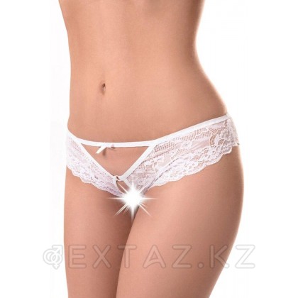 Эротические трусики Erolanta Jennifer, кружевные, белый (50-52) от sex shop Extaz фото 3