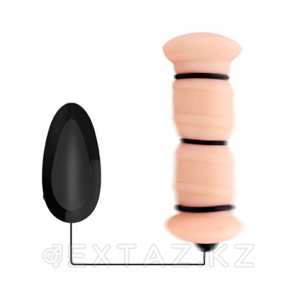 Сақиналары мен дірілі бар қынап түріндегі Қос мастурбатор от sex shop Extaz фото 8