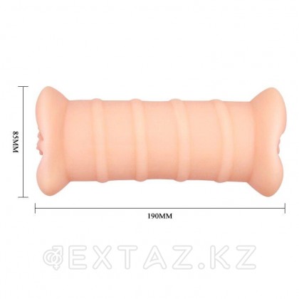 Сақиналары мен дірілі бар қынап түріндегі Қос мастурбатор от sex shop Extaz фото 2