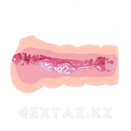 Мастурбатор с эффектом смазки в виде вагины от sex shop Extaz фото 4