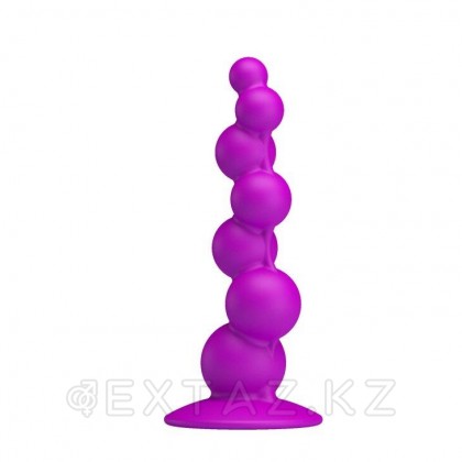 Анальная пробка на присоске с шариками от sex shop Extaz фото 5