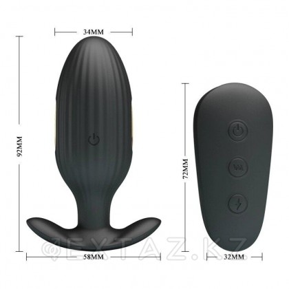 Анальная вибропробка Baile Electric Shock с электростимуляцией от sex shop Extaz фото 2