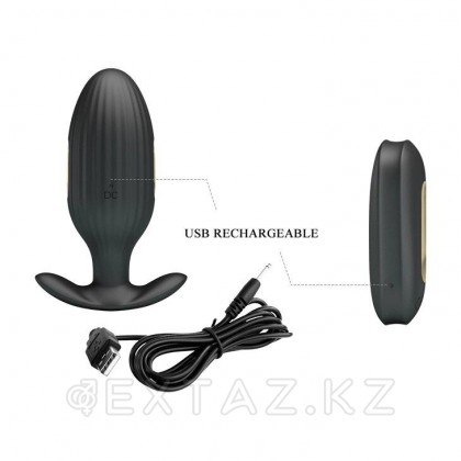 Анальная вибропробка Baile Electric Shock с электростимуляцией от sex shop Extaz фото 4
