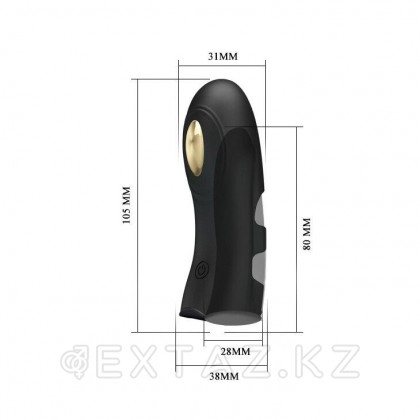 Насадка на палец с вибрацией и электростимуляцией Pretty Love от sex shop Extaz фото 2