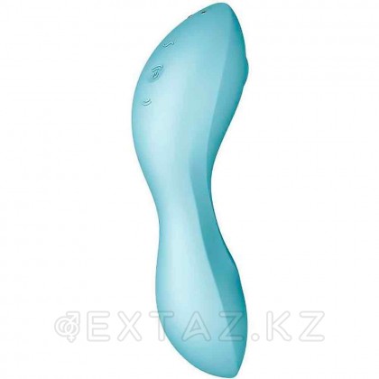 Satisfyer Curvy Trinity 5 + көк дірілі бар вакуумдық стимулятор от sex shop Extaz фото 2