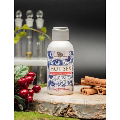 Разогревающая гель-смазка HOT SEX 100 мл. (имбирь, корица) от sex shop Extaz фото 2