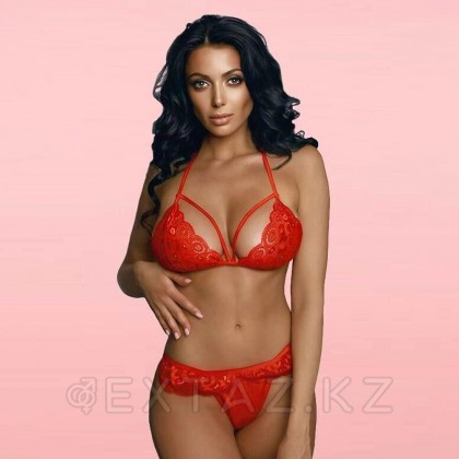 Granada қызыл эротикалық іш киім жиынтығы (S / M) от sex shop Extaz