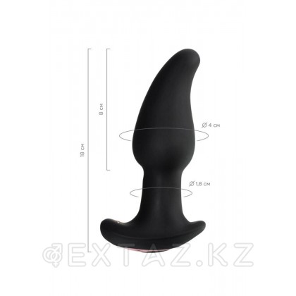 Анальды Втулка Endotist дауыл, силикон, қара, 14 см от sex shop Extaz фото 6