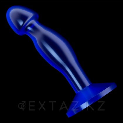 Простата массажері (анальды плагин) Flawless clear көк (16,5 см.) от sex shop Extaz фото 2