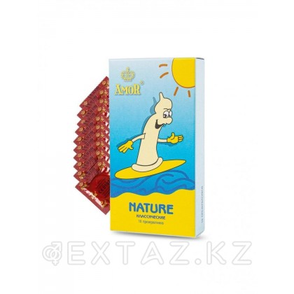 Презервативы AMOR NATURE (классические) Яркая линия, 10 шт. от sex shop Extaz