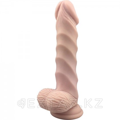 Ребристый фаллоимитатор Lealso (21*4 общ.) от sex shop Extaz