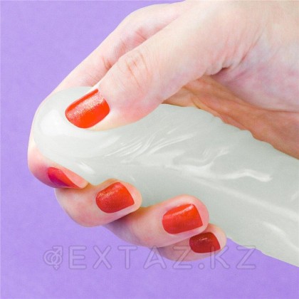Dildo ұсынылды қос Lumino Play қараңғыда жарқырайды (37 см) от sex shop Extaz фото 6