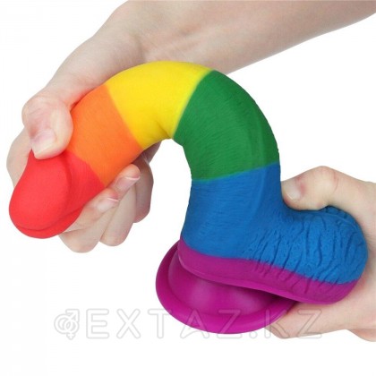 Фаллоимитатор цветной Prider на присоске (15,5*4) от sex shop Extaz фото 6