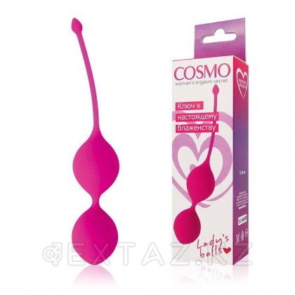 Вагинальные шарики, розовые (D*36 мм.) от sex shop Extaz
