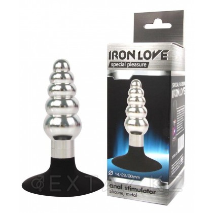 Анальная втулка My Extaz Iron love, металл, серебристый от sex shop Extaz
