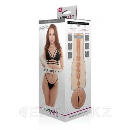 FLESHLIGHT SIGNATURE Мастурбатор Ella Hughes Candy (вагина) от sex shop Extaz фото 4