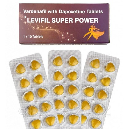 L арналған препарат Levifil Power (Vardenafil & Dapoxetine) 10 қойынды. от sex shop Extaz